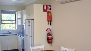 Kitchen and dining area.
