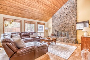 Living Area with Fireplace