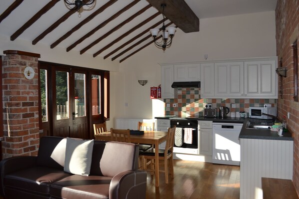 Hayloft fully fitted kitchen with dishwasher. 