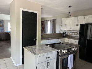 Kitchen as you walk through back door