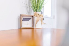 We've added decor to make you feel like this is your home away from home!