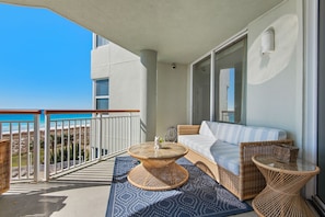 Gulf front Balcony