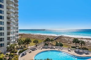 Gulf front Balcony