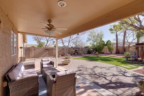 Private Backyard | Fully Fenced | Turf Yard