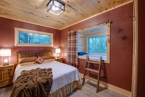 A comfy place to sleep, wrapped in premium linens and plush pillows.