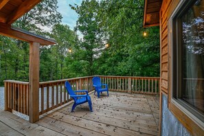 Immerse yourself in secluded tranquility on the wraparound deck.