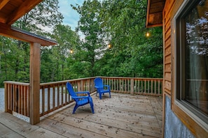 Immerse yourself in secluded tranquility on the wraparound deck.