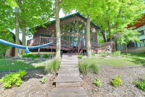 Cabin Exterior | Lake Views | Private Fire Pit