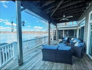 Deck off main level