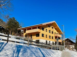 Sky, Building, Window, Snow, Blue, House, Tree, Slope, Freezing, Wood