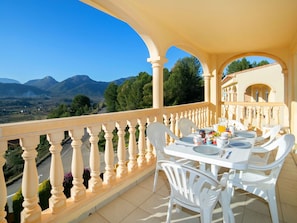 Cloud, Sky, Water, Outdoor Furniture, Shade, Table, Outdoor Table, Chair, Condominium, Porch