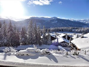 Himmel, Wolke, Berg, Schnee, Steigung, Baum, Gebäude, Einfrieren, Bergforms, Gebirge