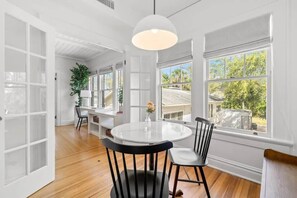 Dining Room with French Doors