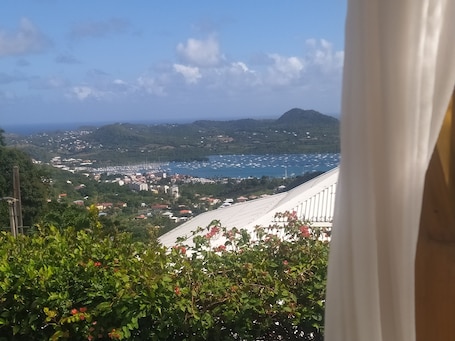 Blick von der Unterkunft