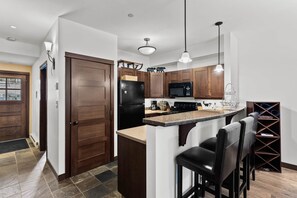 Fully stocked kitchen