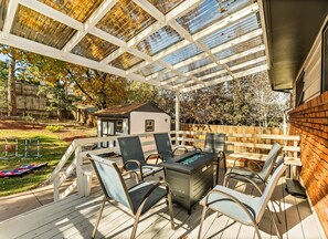 Deck and Sitting Area