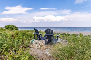 private seating on beach