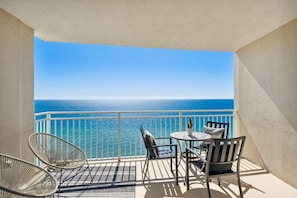 Balcony, Accessible from Living Area & Primary Bedroom