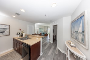 Spacious entry