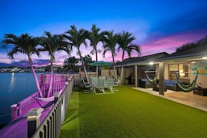 Lake view waterfront villa