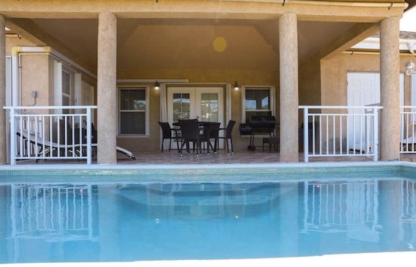 A swimming pool for a refreshing dip anytime!