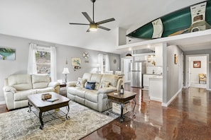 Open concept living room