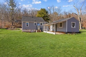 private back yard (garage used for owner storage)