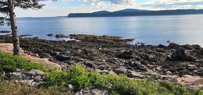 Beach comb and relax on the shores of Winter Harbor, Maine.