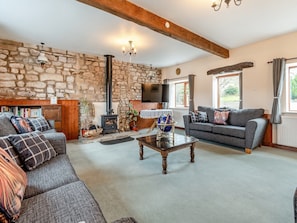 Living room | The Haybarn - Hill Farm Holiday Cottages, Rosedale East, near Pickering