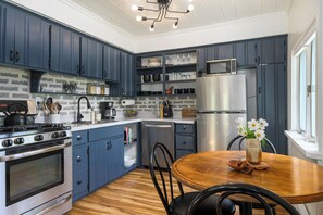 A sunny spot to cook, gather, and linger - this kitchen is fully equipped and ready for meals made with love. 
