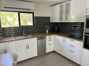 Kitchen with modern appliances 