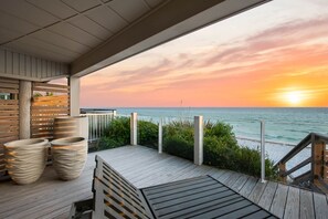 Coastal views from the private porches.