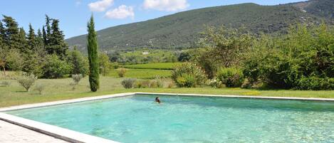 Very large swimming pool