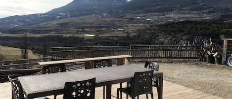 la terrasse orientée sud ouest