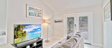 Living Room w/ 50 in Smart TV