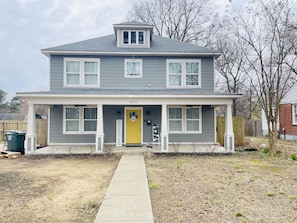 View of the house from the front