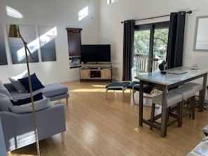 2nd floor living area with balcony