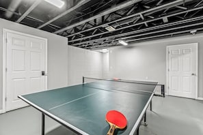 Enjoy the huge basement with on site laundry and a game of ping pong  