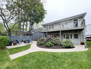 Park Side is the main level apartment. There are two apartments upstairs.