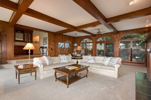 Living room is a great place to relax and visit with loved ones