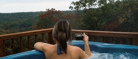 Hot tub with a view