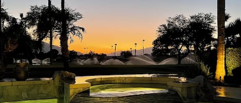 Breathtaking sunsets from our pool deck