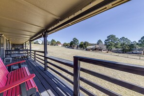 Covered Back Deck | Golf Course View