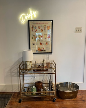 A special little bar area to make your favorite drinks. Cheers!