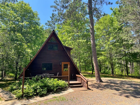 Cabin in the summer 