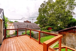 Enjoy your morning coffee on our balcony with stunning views. The perfect spot for relaxation and fresh air, Enhance your stay with this beautiful outdoor space