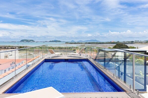 La Cuadra features a private rooftop with pool, and amazing 360 views.