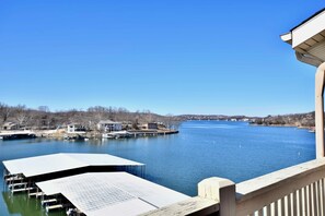 View from Deck -  Looking at the Main Channel Toll Bridge