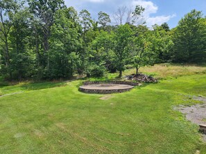 5' brick fire ring, firewood provided