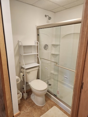 Ground floor bath with shower